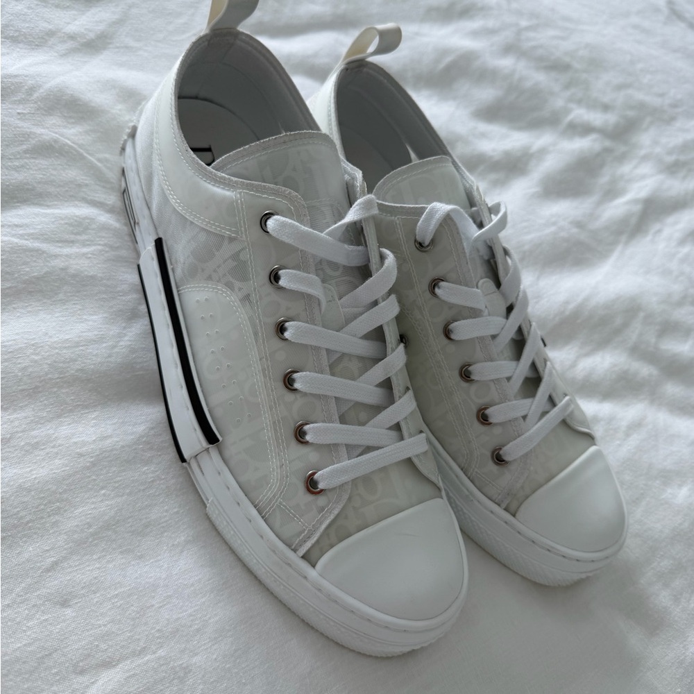 Dior White Low-Top Sneakers